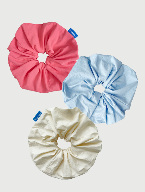[세트구성] Flower Scrunchie Pack (3 Color)