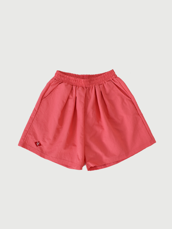 Waterproof Pintuck Shorts (Pink)